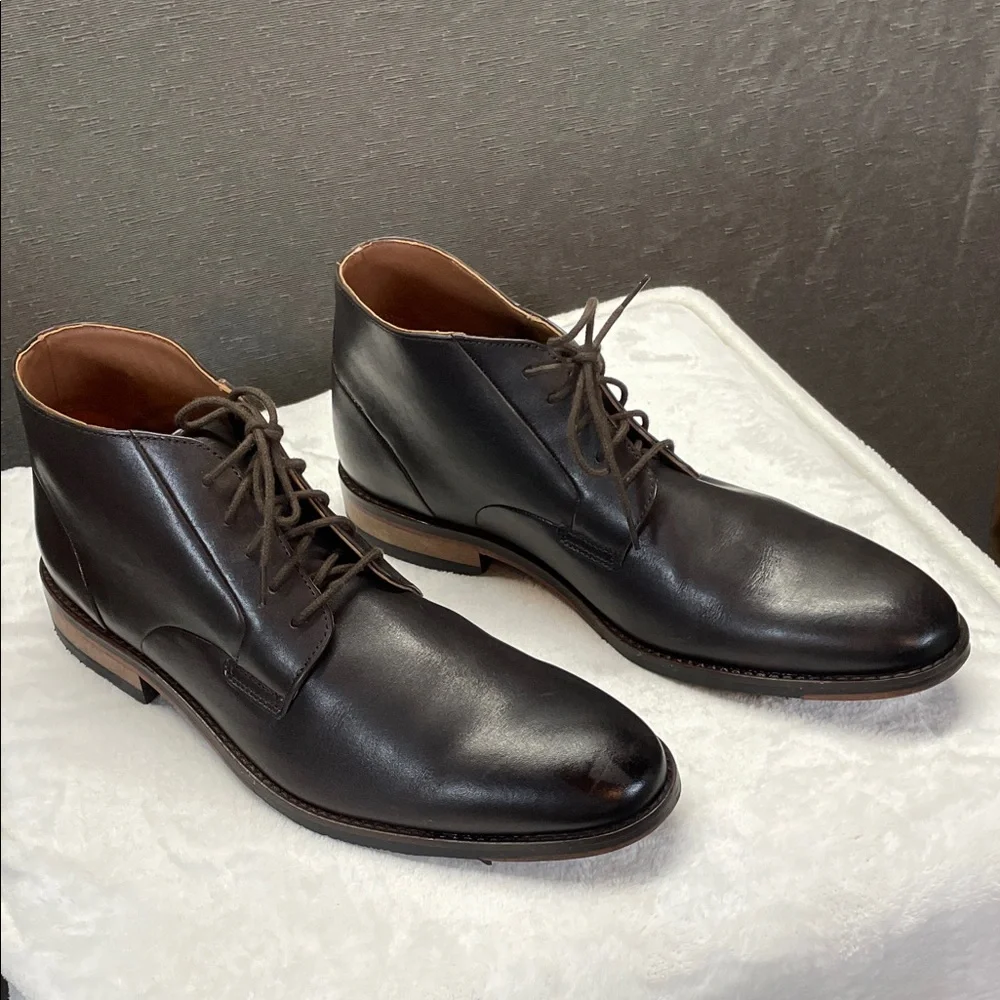 Bostonian Rich Brown Leather Chukka Boots Shoes